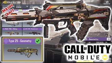 SENJATA TERBESAR DI CODM "TYPE 25 GEOMETRY" GAME PLAY - CALL OF DUTY MOBILE