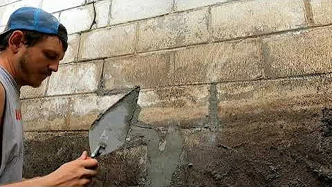 Cracked Foundation Block Repair