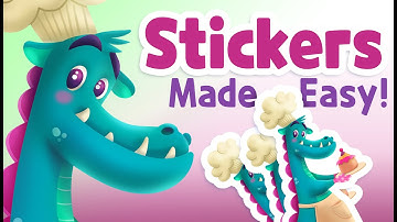 New Skillshare Class : Sticker making from start to finish!