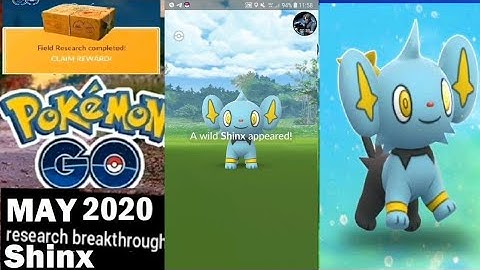Pokemon GO: Shinx in May Research Breakthrough Box with extra candies!