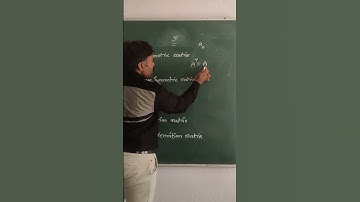 Basic definitions  in Matrix