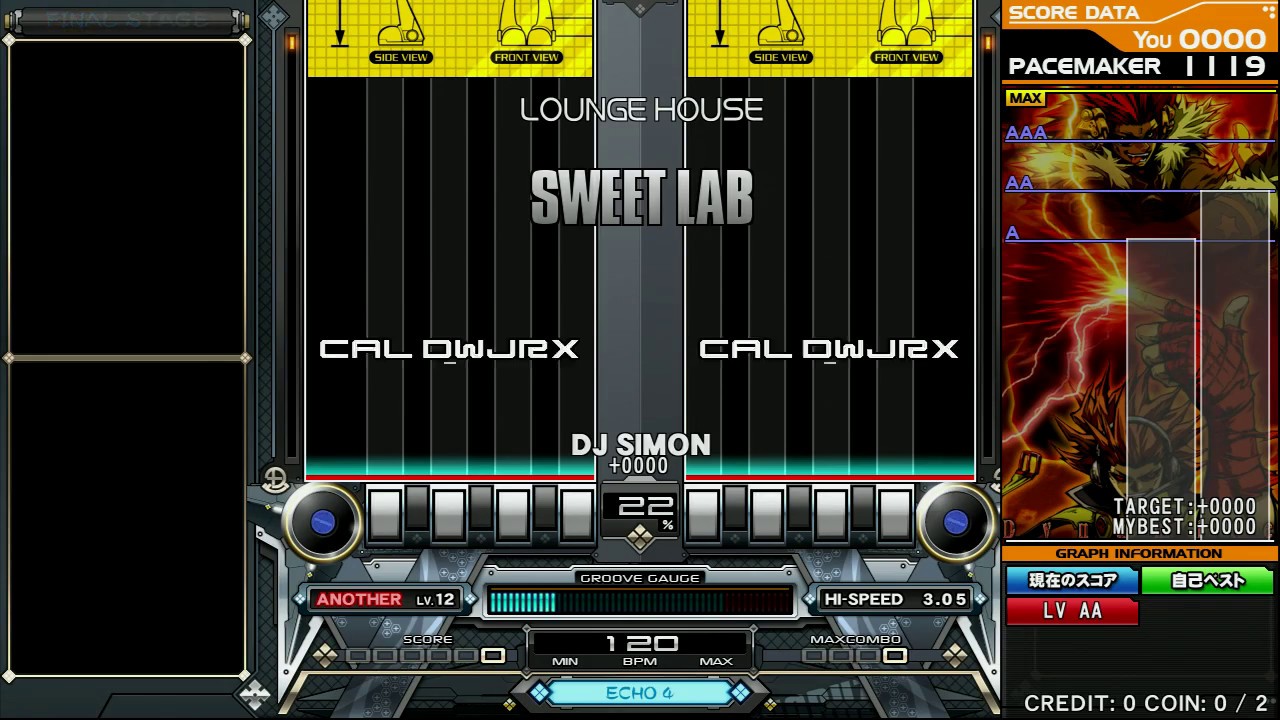 [beatmania IIDX] SWEET LAB DPA (12) NORMAL CLEAR - YouTube
