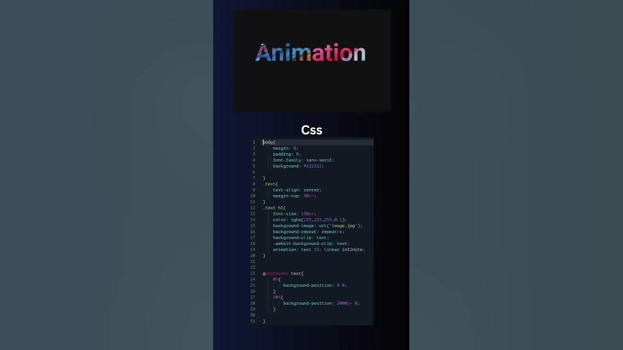Text animation #anime #textanimation #coding #html #css #javascript ...