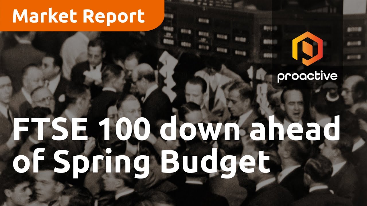 FTSE 100 down ahead of Spring Budget - Market Report - YouTube