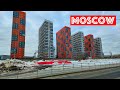 Moscow walk  station zil residential complex zilart island and zaton novinki