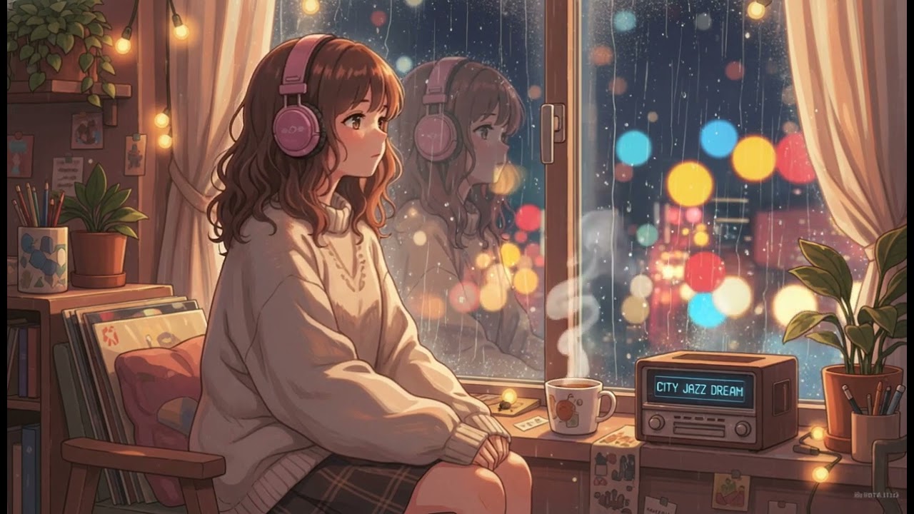 City Jazz Dream - Relaxing Rainy Night Lo-fi Hip Hop