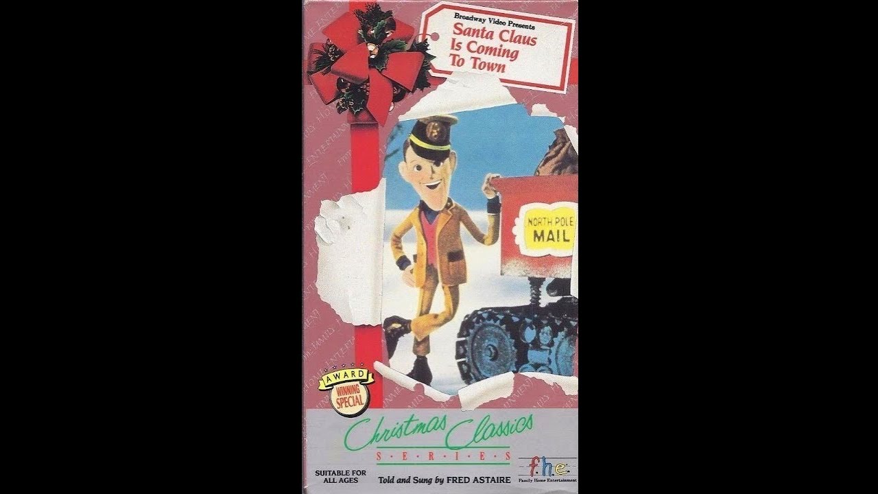 Opening and Closing To Santa Claus Is Comin' To Town 1989 VHS YouTube