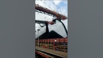 Ngucur terusssss #shorts #feedshorts #coalcrusher #coal #barging#videoshort #youtubeshorts