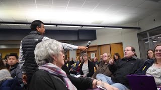 'Stay in Mexico' remark disrupts school meeting