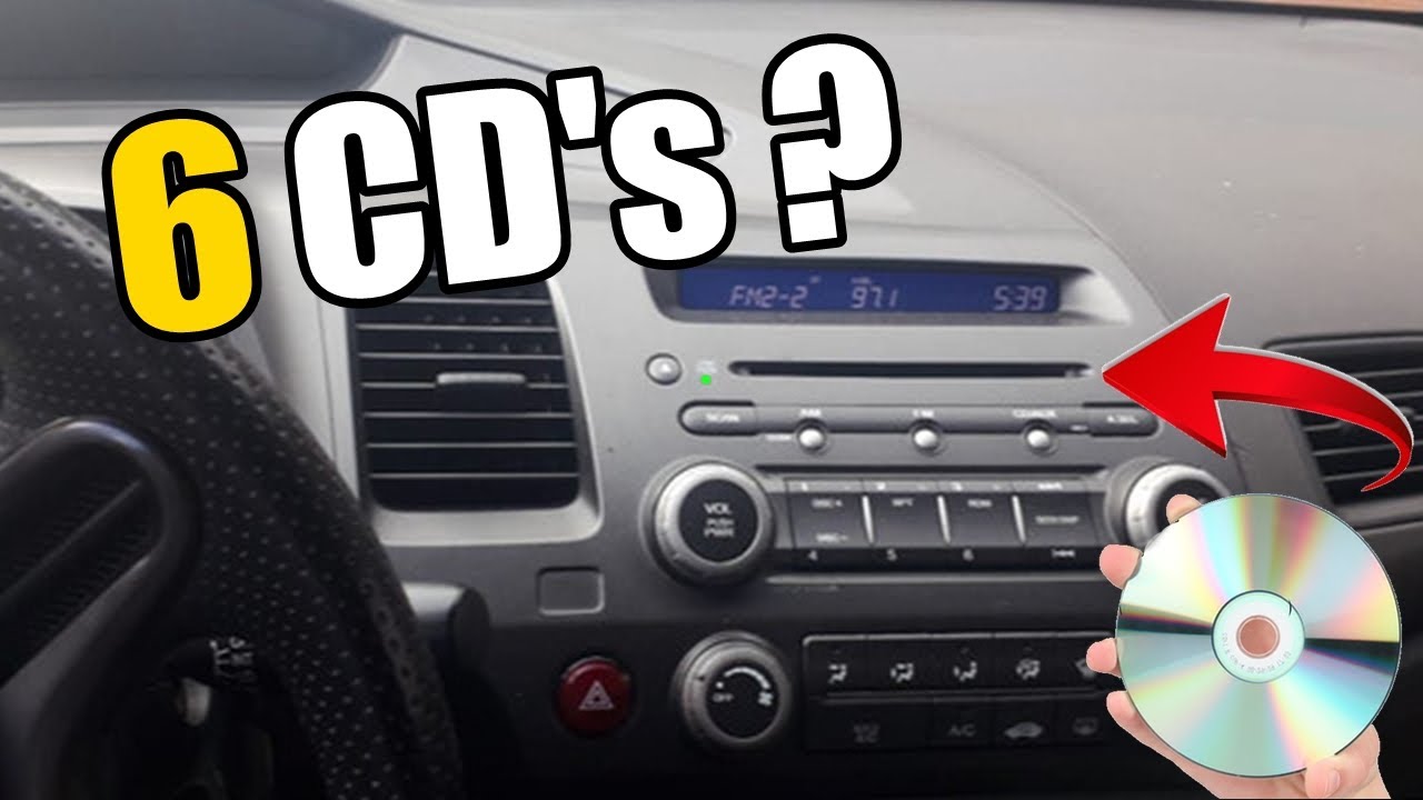 Cd Player Civic G8 6 Discos (ORIGINAL) YouTube