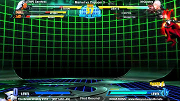 The Break Weekly #117 - MvC3 FR - [EMP] Santhrax VS MrQuotes