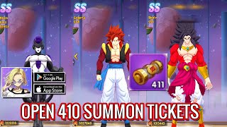 Z The Ultra Fighter Gameplay - Open 410 Summon Tickets Dragon Ball Game screenshot 2