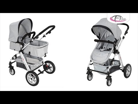 tectake - 2 en 1 d’enfants combinable poussette canne de voyage bébé