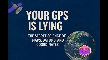 Your GPS is Lying: The Secret Science of Maps, Datums, and Coordinates