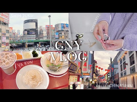 Tokyo Vlog | My CNY highlights ! Reunion dinner // Chinatown // Movie Day ☻【Yannie イェニー】