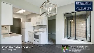 Sale: 2 Beds - 2 Baths - 1043 sq ft - Silver Spring - MD [$230,000] MLS #: MDMC2015510