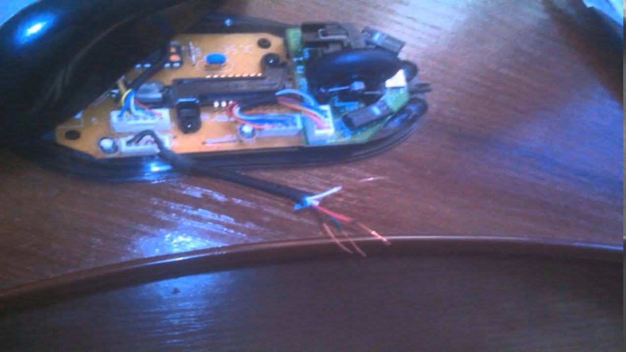 ремонт провода мышки, ремонт, мышки - YouTube
