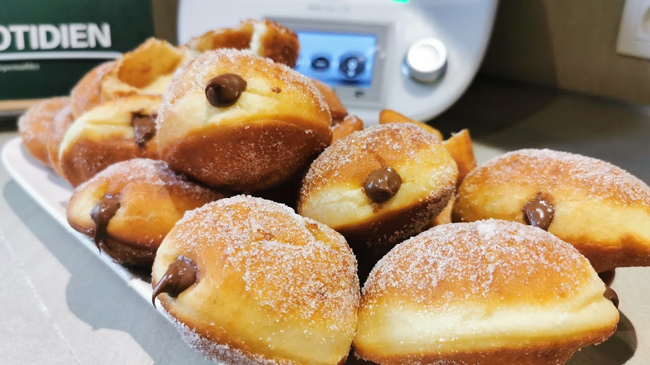 Beignet au nutella ou chocolat blanc - Recette Ptitchef