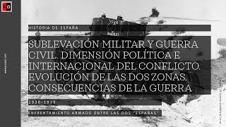 Sublevación militar y Guerra Civil española