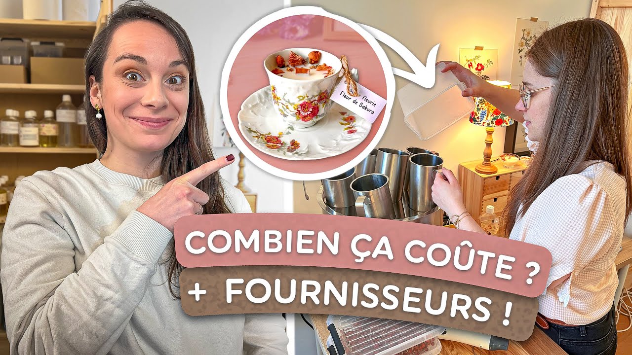 Lancer sa marque de bougies : quel budget et matériel ? 🔥 Avec @Justine Factory