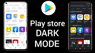 Does play store have a dark mode?|how do i make play store dark|play store dark theme screenshot 5