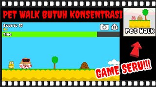 Permainan Seru | Pou | Permainan Pet Walk | Butuh Konsentrasi screenshot 3