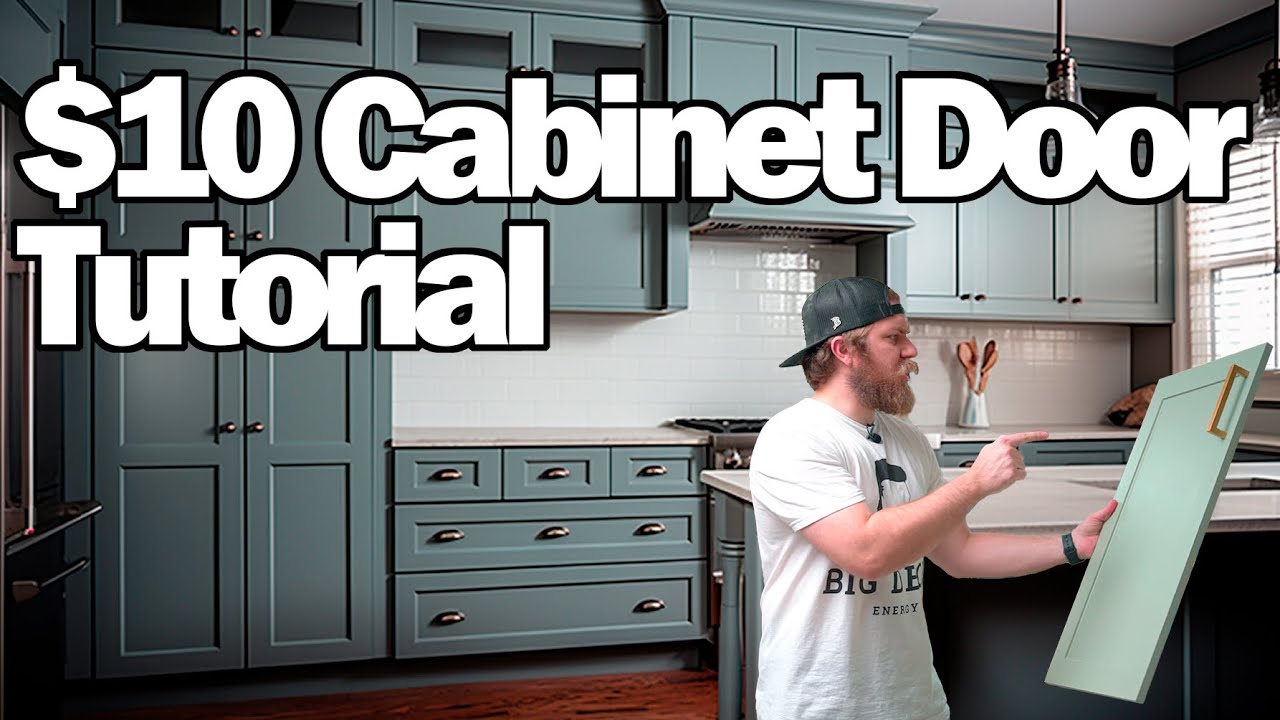 CHEAP and EASY Shaker Cabinet Doors and Drawers | DIY | HOW TO