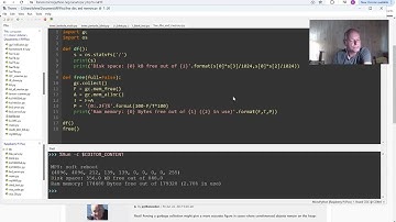 Micropython Function to Check RAM Memory Usage