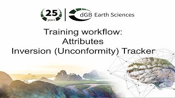 Training workflow: Attributes - Unconformity Tracker