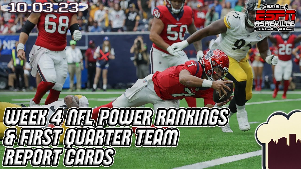 🔴 NFL Week 4 Power Rankings & First Quarter Team Report Cards! ESPN