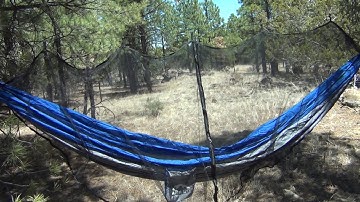 Simple 2 person hammock with bug net - Arear
