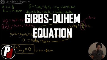 Gibbs-Duhem Equation | Physical Chemistry I | 060
