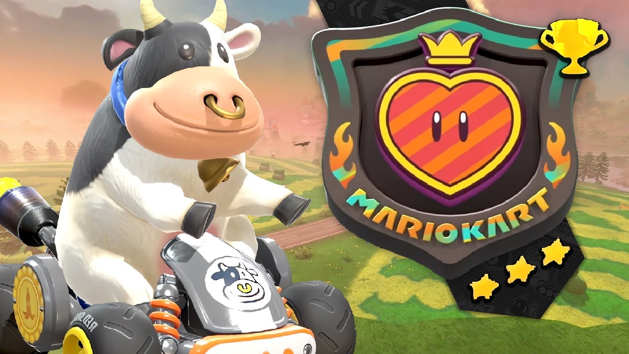 Mario Kart World - Knockout Tour: Heart Rally (150cc / 3 Star Rank)