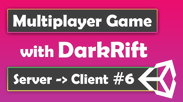 How to make a multiplayer game in Unity with DarkRift - Server to Client #6