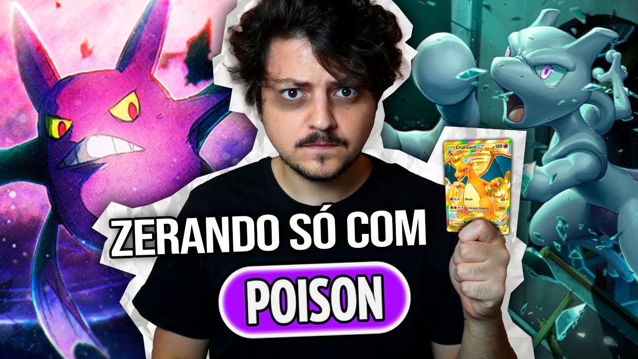 DÁ pra ZERAR Pokémon INFINITE FUSION SÓ com VENENO E TCG??! 🌟🃏