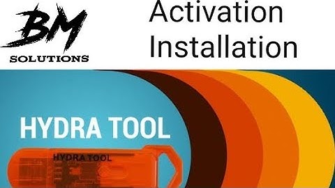 Hydra Tool  Dongle Activation Installation