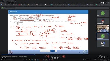Week-3 (Problem-solving session -Electrical Machines)