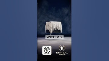 Easy cloth with AI for UE5? #cgi #unrealengine #tutorial #ai #chatgpt