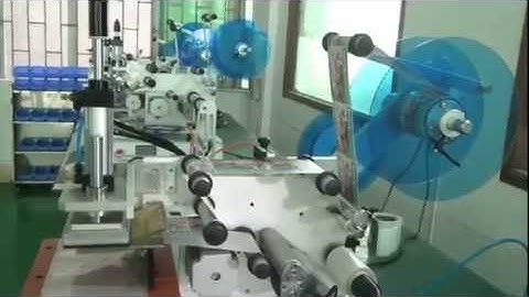 semi automatic flat surface product labeling machine for plastic pouch tamp labeler equipment