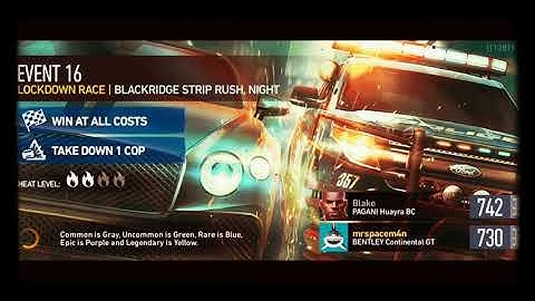 Need for Speed No Limits Bentley Continental GT Day 7 Race 16 (Final event) walkthrough