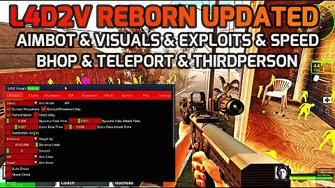 Left 4 Dead 2 Mod Menu Visuals Reborn UPDATED | STEAM - CHEAT/HACK 2023 (FREE DOWNLOAD)