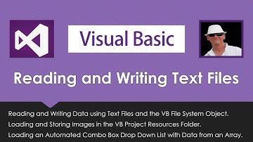 VB Read and Write Text Files and Process Picture Box Images
