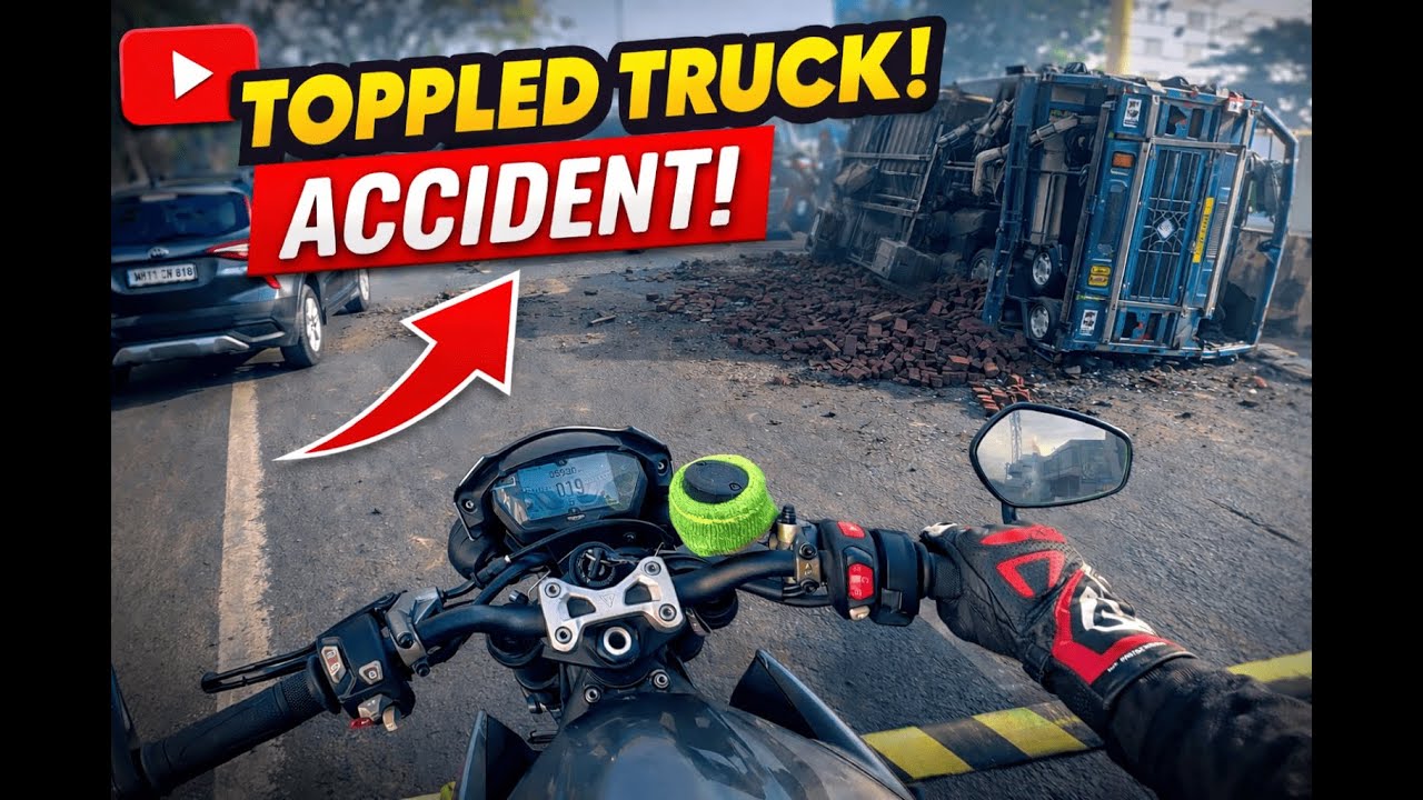 Triumph Street Triple 765 RS in Traffic | SC Project Exhaust ASMR | 4K POV — Minor Accident