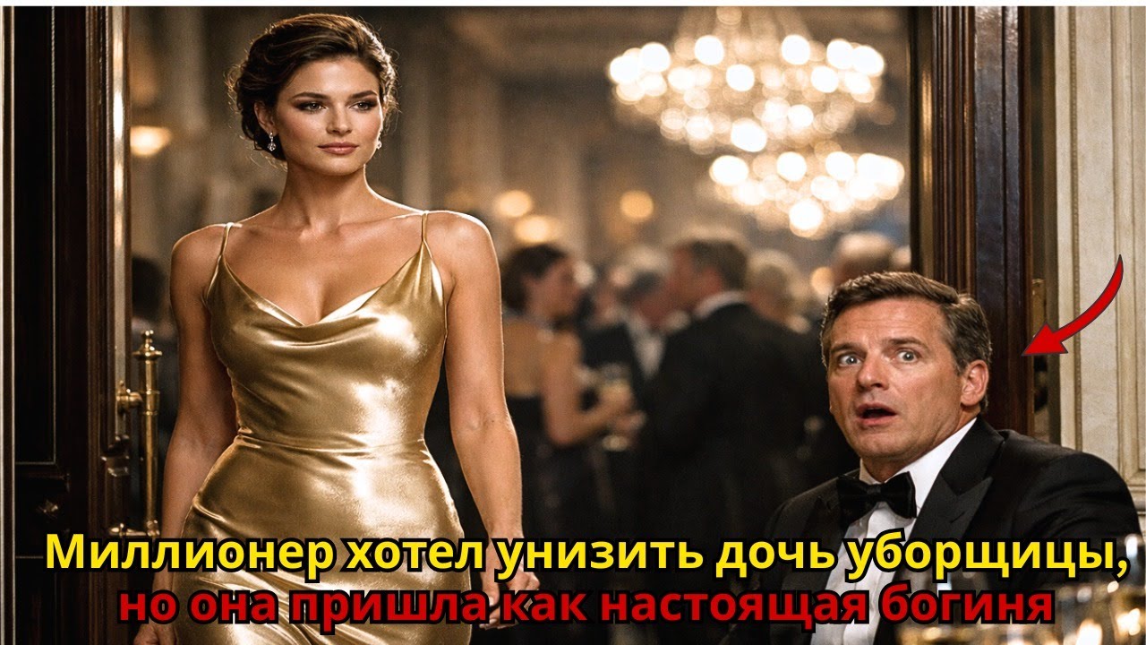 Миллионер хотел унизить дочь уборщицы, но она пришла как настоящая богиня