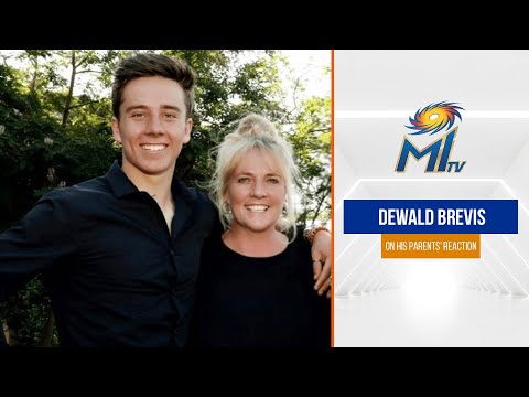 Dewald Brevis shares his family's reaction during the auction | Mumbai Indians