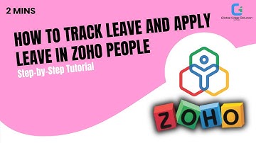 How to Track Leave and apply leave in Zoho People (2026)