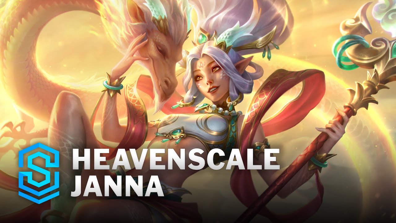 Heavenscale Janna Skin Spotlight - League of Legends - YouTube