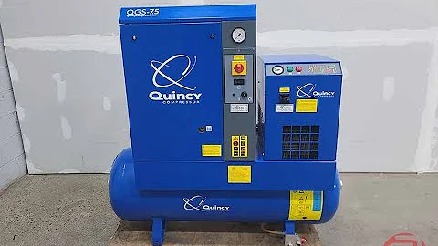 2014 Quincy QGS Rotary Screw Air Compressor - 121322127006A