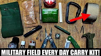 Soldiers Always Carry These Survival Items In The Field!