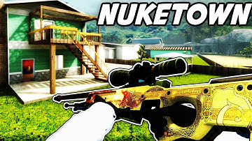 "NUKETOWN" IN CSGO! (1v1) SNIPING